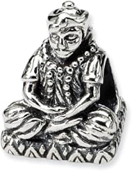 Sterling Silver Reflections Buddha Bead