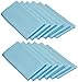 LTC LINENS Baby Blue Cloth Napkins Set of 12-20x20 Inch Dinner Napkins Washable Polyester Fabric Cloth for Hotel, Restaurant, Wedding and Party