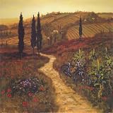 Down the Lane by Steve Thoms poster print,24 in. x 24 in.