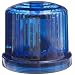 Fortune PL-300BJ Battery Powered Ultra Bright LED Standard Police Beacon, 5" Diameter x 5" Height, Blue