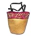 Rattan Bag with Leather-like Straps