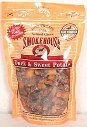 Smokehouse 100-Percent Natural Duck and Sweet Potato Dog Treats, 16-Ounce
