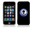 Neon Alien Decorative Skin Cover Decal Sticker for Apple 3G iPhone / iPhone 3GS 3G S