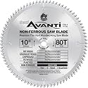 Freud TK706 Avanti 10-Inch 80 Tooth TCG Non-Ferrous Metal Cutting Saw Blade with 5/8-Inch Arbor