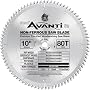 Freud TK706 Avanti 10-Inch 80 Tooth TCG Non-Ferrous Metal Cutting Saw Blade with 5/8-Inch Arbor