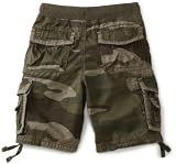 Unionbay Boys 8-20 Clint Knit Waist Printed Cargo Short