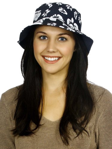Simplicity Summer Sun Protection Floral Print Bucket Hat