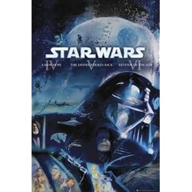 1art1 - 56560 - Poster - Star Wars - Blu Ray IV - VI - Collage - 91 x 61 cm