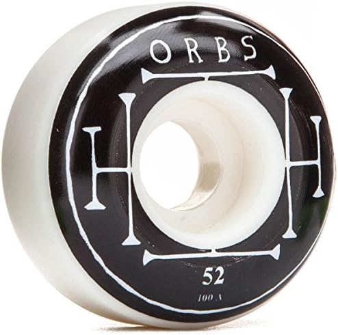 Welcome Orbs Preternaturals Non Cored Skateboard Wheels - 52mm 100A - White/Black