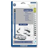 Lumograph Drawing Pencils, Sketch Set, 12/ST, Sold as 1 pack