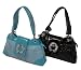 Snake Skin Embossed Small Handbag w/ Double Handles By Eliebags