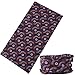 SmilerSmile 6pcs Assorted Seamless Outdoor Sport Bandanna Headwrap Scarf Wrap, 12 in 1 High Elastic Magic Headband & Collars Muffler Scarf Face Mask with UV Resistance, (Mix&Match G)