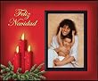 Feliz Navidad Picture Frame Gift Candles