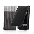 KOLAY� Leder Schutzh�lle Flip Case Etui in Schwarz + Schutzsocke f�r den neuen Apple iPod Touch 4G (4.Generation - 8GB 32GB 64GB - neustes Model)