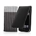 KOLAY� Leder Schutzh�lle Flip Case Etui in Schwarz + Schutzsocke f�r den neuen Apple iPod Touch 4G (4.Generation - 8GB 32GB 64GB - neustes Model)
