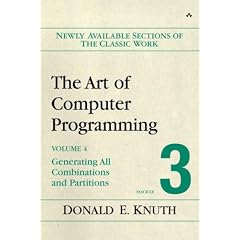 The Art of Computer Programming, Volume 4, Fascicle 3 - Generating All Combinations and Partitions