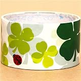 big cloverleaves Deco Tape with ladybirds