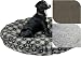 Super Soft Round Bed - 52 in. in Polysuede Sage