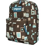 JANSPORT SuperBreak Backback - Chocolate/Dragonfly Blue