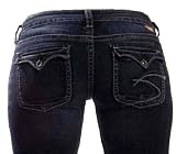 FRANKIE B. Jeans Fidelity Heart Premium Denim Jeans 8 Ultra Lowrise Cat Womens