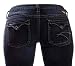 FRANKIE B. Jeans Fidelity Heart Premium Denim Jeans 8 Ultra Lowrise Cat Womens