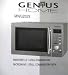 Genius Home MWG202E Edelstahl Mikrowelle 20 Liter 800 Watt