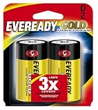UPC 039800028853 product image for ENERGIZER D 2-Count  EVEREADY Alkaline Battery | upcitemdb.com