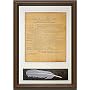 The Bill of Rights. High Quality Replica of Historical document. Genuine Parchment & Quill. Framed and Matted
