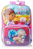 Disney Little Girls'  Doc Mcstuffins Backpack with Lunch Set, Purple, One Size