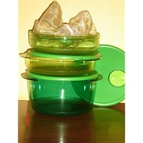 Tupperware Rock N Serve 3 Piece Large Round Set by Tupperware