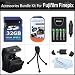 32GB Accessory Kit For Fujifilm Finepix HS10 HS20 HS25 S4500 S4400 S4300 S4200 S4000 S3400 S3300 S3200 S2950 S2800 S2500 Digital Camera Includes 32GB High Speed SD Memory Card + CASE + 4 AA High Capacity Rechargeable NIMH Batteries + AC/DC Rapid Charger +