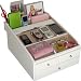 Madison Charging Valet Organizer in High Gloss Piano White Finish