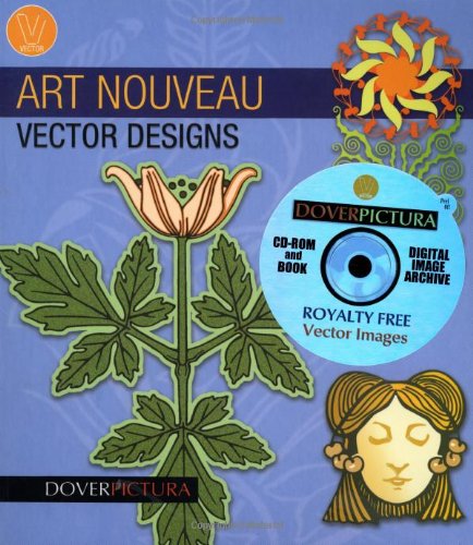 Art Nouveau Vector Designs (Dover Pictura Electronic Clip Art)