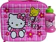 New Hello Kitty Pink Lunch Box and Water Bottle Free Stickers