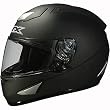 AFX Solid Men's FX-16 On-Road Racing Motorcycle Helmet w/ Free B&F Heart Sticker - Flat Black
