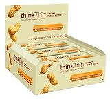 thinkThin Protein Bar, Chunky Peanut Butter, Gluten Free, 10 - 2.1-Ounce Bars by thinkThin Lowest Price