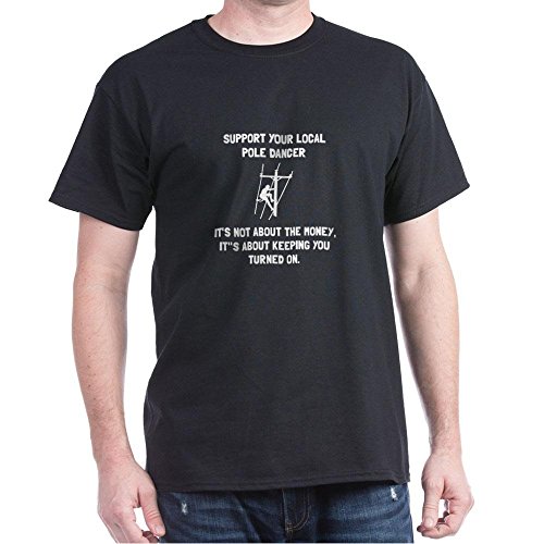 CafePress - Support Lineman T-Shirt - Dark T-Shirt