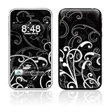 Apple iPhone 3G Skin Tattoo modding + Wallpaper - B&W Fleur