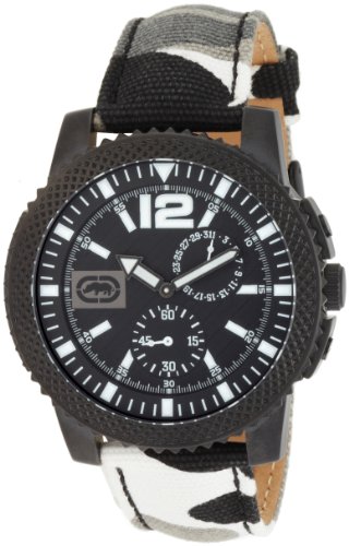 Marc Ecko Men's E13538G1 The Collegiate Camo Multi-Function Black Dial Watch
