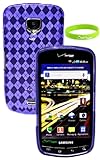 Premium Purple TPU Skin Case for Samsung Droid Charge. CrazyOnDigital Retai ....