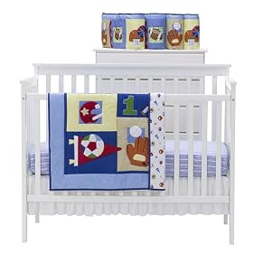 Circo® Jr. Varsity Sports 3-pc. Crib Set by 