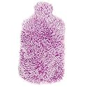 Aroma Home Fragranced Body Warmer - With Microwaveable Insert - Hot Water Bottle Shape - Fluffy Purple