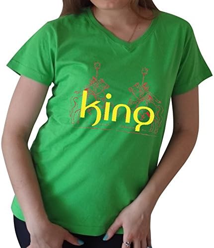 King Julien Madagascar V-Neck T-Shirt