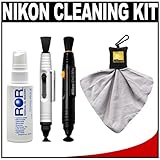 Nikon Cleaning Combo Kit: Nikon Lens Pen Cleaning & Nikon Spudz Microfiber  ....