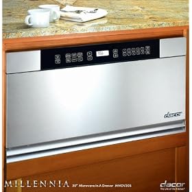 Dacor Millennia Series MMDV30S 1.0 cu. ft. Microwave-In-A-Drawer with 950 Cooking Watts, Three Senso
