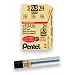 Pentel Super Hi-Polymer Lead Refill, 0.5mm Fine, 2H, 144 Pieces of Lead (C505-2H)