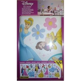 Decofun, Disney Princess Wall Sticker Stikarounds