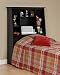 Prepac BSH-4556 Sonoma Tall Twin Headboard with Storage, Black