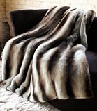 Grey Chinchilla Throw 60 x 86