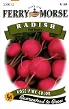 Ferry-Morse Seeds 1955 Radish - Pink Beauty 2 Gram Packet